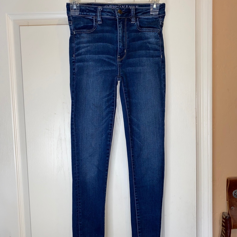 American Eagle High Rose Skinny Jeans
